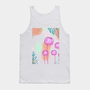 Pastel floral wonder colorful Tank Top